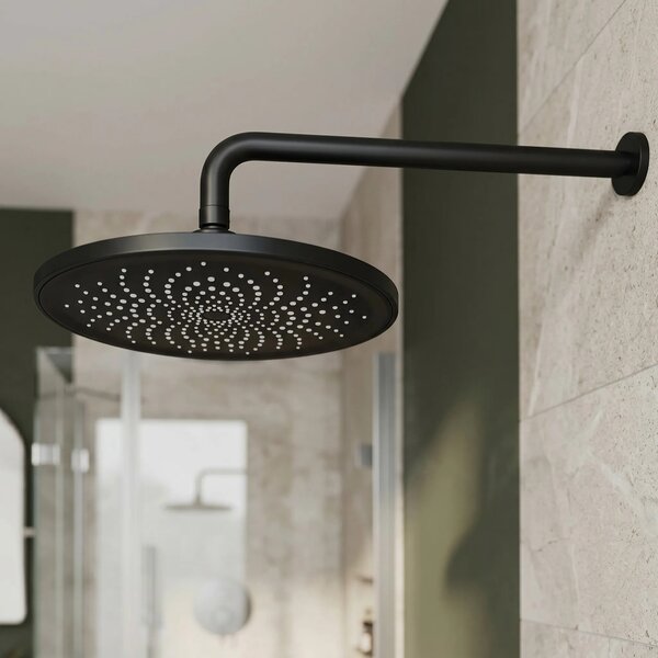 Okrogla tuš glava REA JS-021B Black