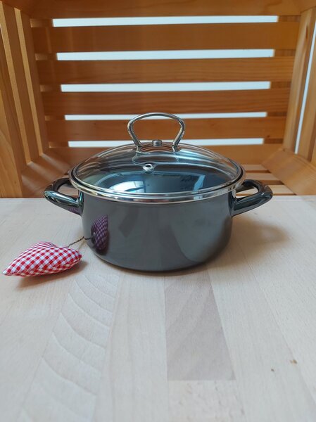 Kozica metalik črna 1,5 l