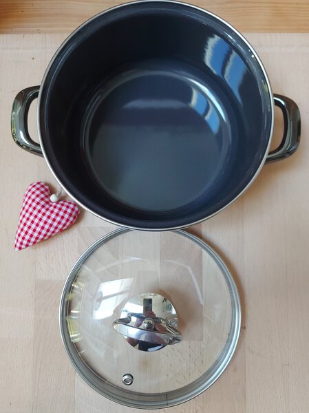Kozica metalik črna 1,5 l