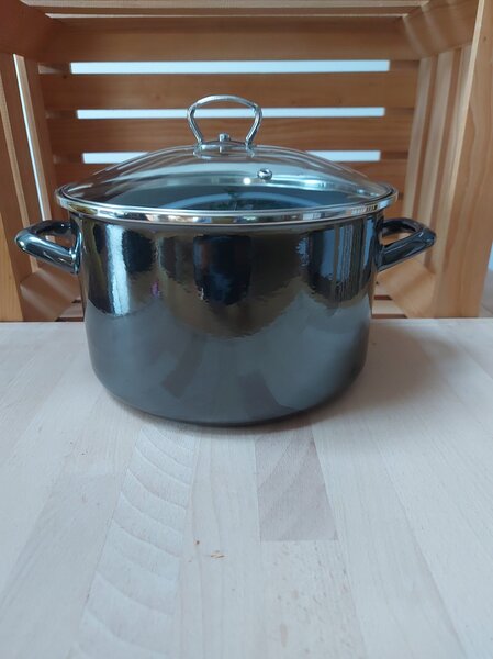 Kozica metalik črna 6,75 l