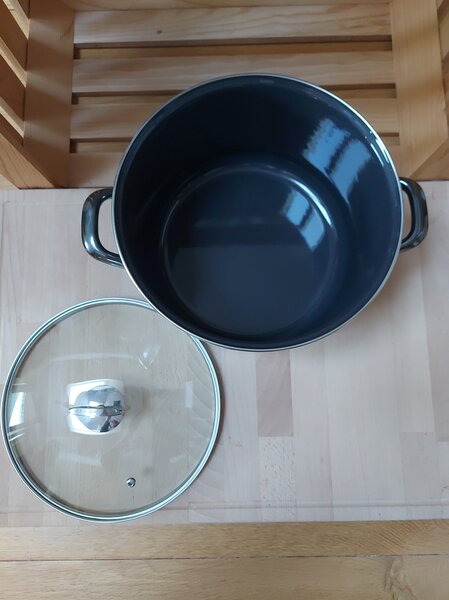 Kozica metalik črna 6,75 l