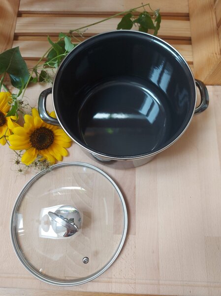 Kozica metalik črna 4 l