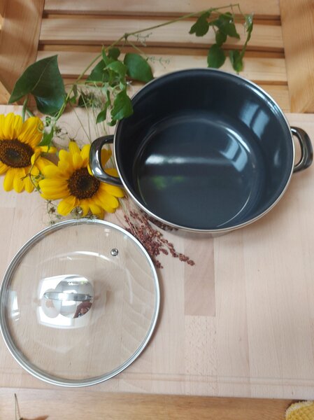 Kozica metalik črna 2,75 l
