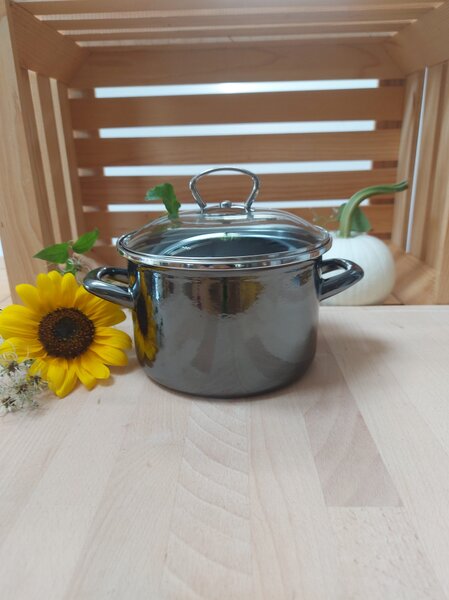 Kozica metalik črna 2 l