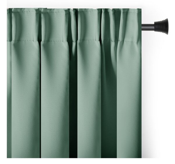 Svetlo zelena zavesa za delno zatemnitev 140x245 cm Kierra – Restilo
