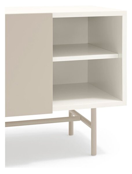 Bež/kremno bela TV omarica 180x56 cm Nube – Teulat
