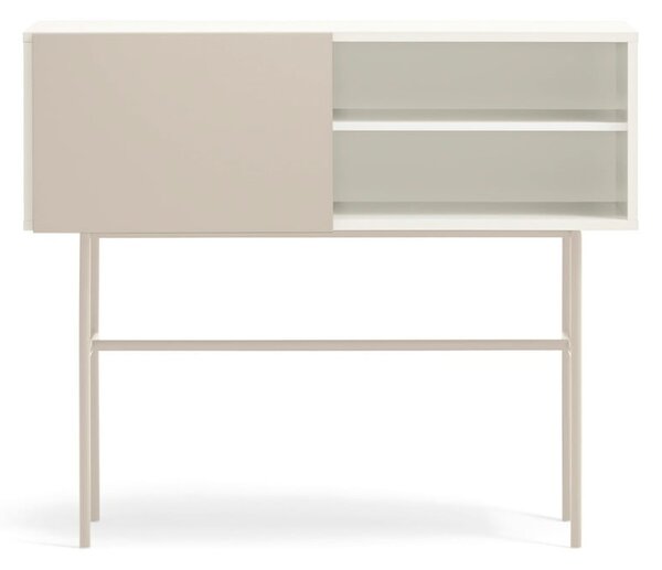 Bež-kremno bela stranska mizica 35x110 cm Nube – Teulat