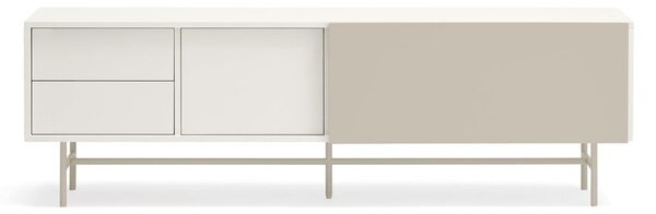 Bež/kremno bela TV omarica 180x56 cm Nube – Teulat