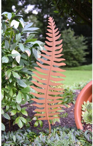 Kovinska dekoracija za v zemljo Leaf – Garden Pleasure