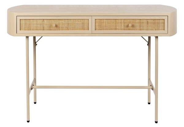 Bež stranska mizica 40x120 cm Amaya – White Label