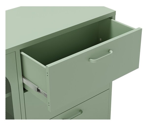 Mentolno zelena komoda 140x90 cm Diora – Marckeric