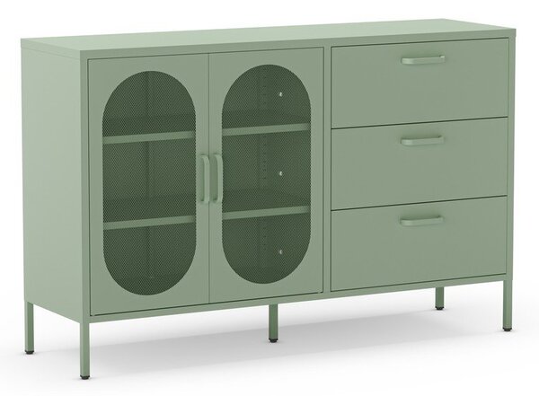 Mentolno zelena komoda 140x90 cm Diora – Marckeric