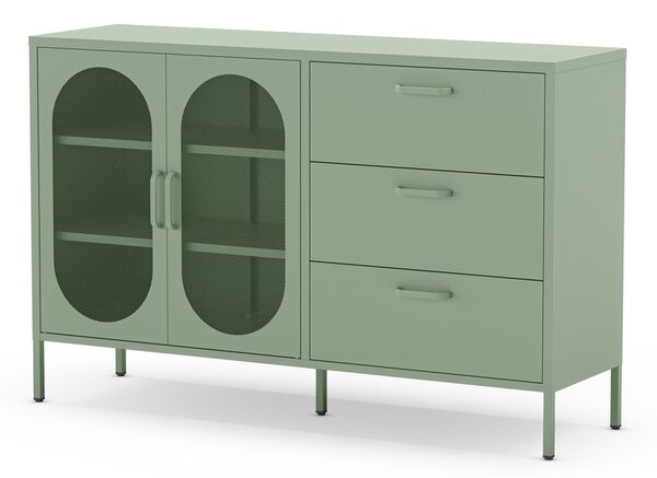 Mentolno zelena komoda 140x90 cm Diora – Marckeric