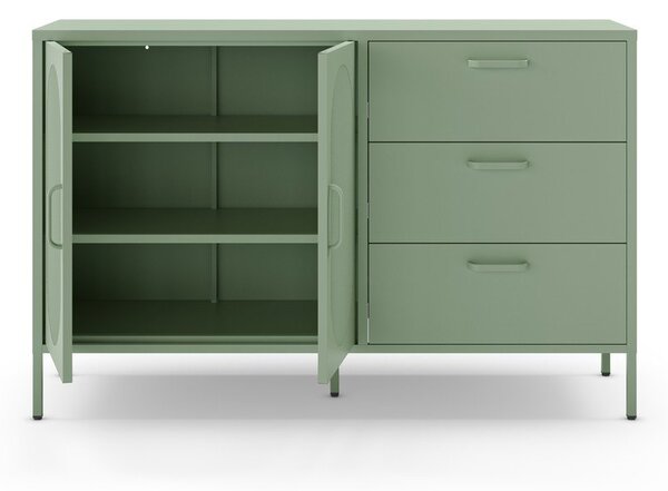 Mentolno zelena komoda 140x90 cm Diora – Marckeric