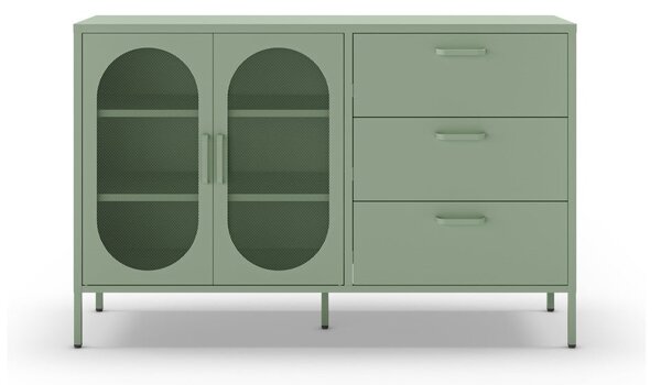 Mentolno zelena komoda 140x90 cm Diora – Marckeric