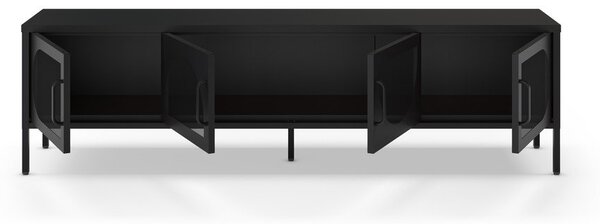 Črna TV omarica 180x50 cm Tayra – Marckeric