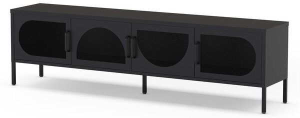 Črna TV omarica 180x50 cm Tayra – Marckeric