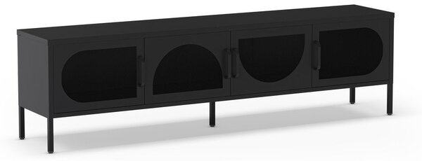 Črna TV omarica 180x50 cm Tayra – Marckeric