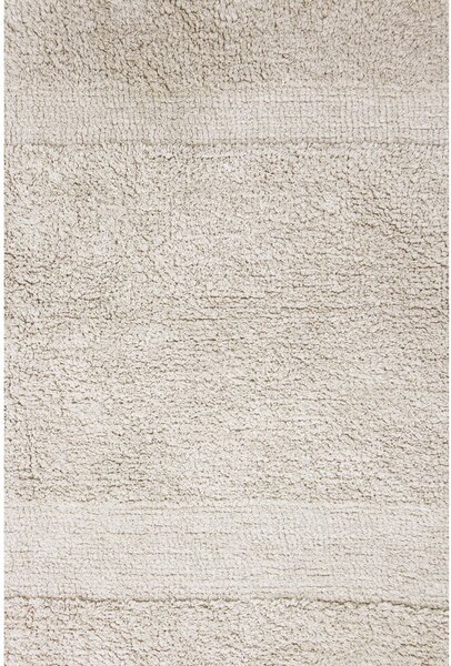 Kremno bela pralna ročno tkana bombažna preproga 140x200 cm Bloom Natural – Lorena Canals