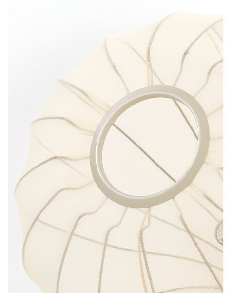 Bež viseča svetilka s tekstilnim senčilom ø 50 cm Elati – Light & Living