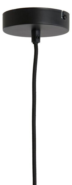 Bordo rdeča viseča svetilka s tekstilnim senčilom ø 40 cm Malacia – Light & Living