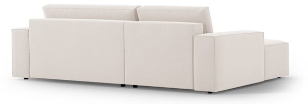 Bež raztegljiva kotna sedežna garnitura (levi kot) Jodie – Micadoni Home
