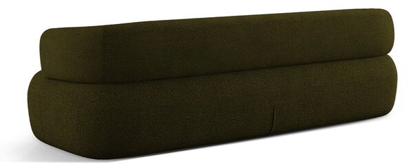 Zelena sedežna garnitura iz tkanine bouclé 226 cm Jenny – Micadoni Home