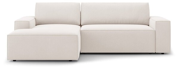 Bež raztegljiva kotna sedežna garnitura (levi kot) Jodie – Micadoni Home