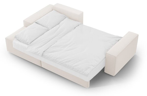 Bež raztegljiva kotna sedežna garnitura (levi kot) Jodie – Micadoni Home