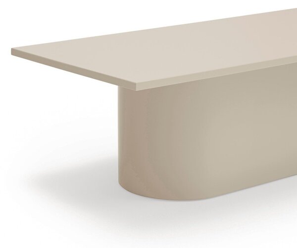 Kremno bela mizica 50x111 cm Totem – Teulat