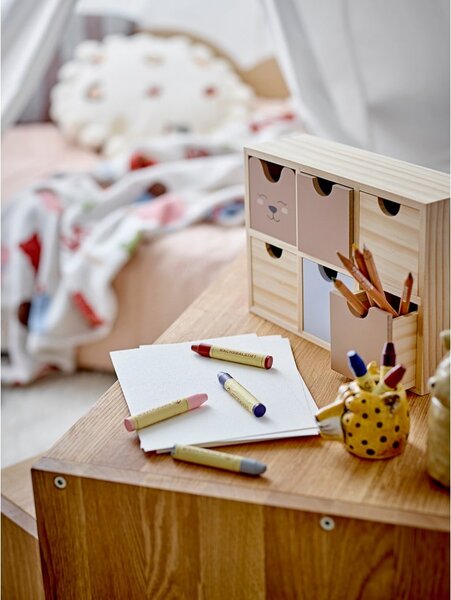 Lesen otroški organizator za igrače v naravni barvi 27x8x18 cm Calle – Bloomingville Mini
