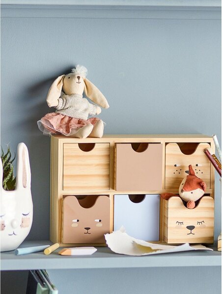 Lesen otroški organizator za igrače v naravni barvi 27x8x18 cm Calle – Bloomingville Mini