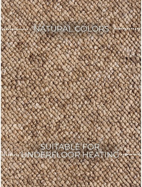Svetlo rjava pralna preproga 80x150 cm Rocco Caramel – Elle Decoration