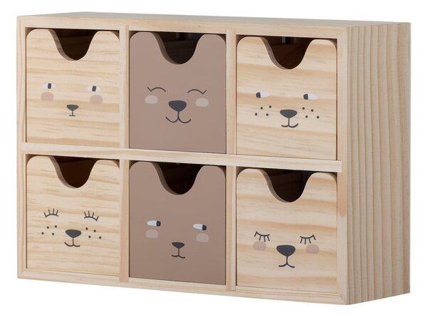 Lesen otroški organizator za igrače v naravni barvi 27x8x18 cm Calle – Bloomingville Mini