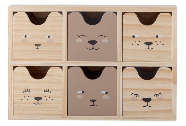 Lesen otroški organizator za igrače v naravni barvi 27x8x18 cm Calle – Bloomingville Mini