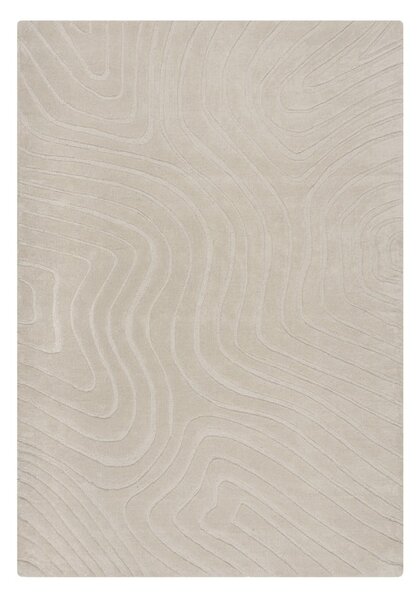 Kremno bela ročno tkana volnena preproga 120x170 cm Mesmerise Natural – Flair Rugs