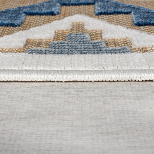 Kremno bela notranja in zunanja preproga 200x290 cm Zion Natural – Flair Rugs