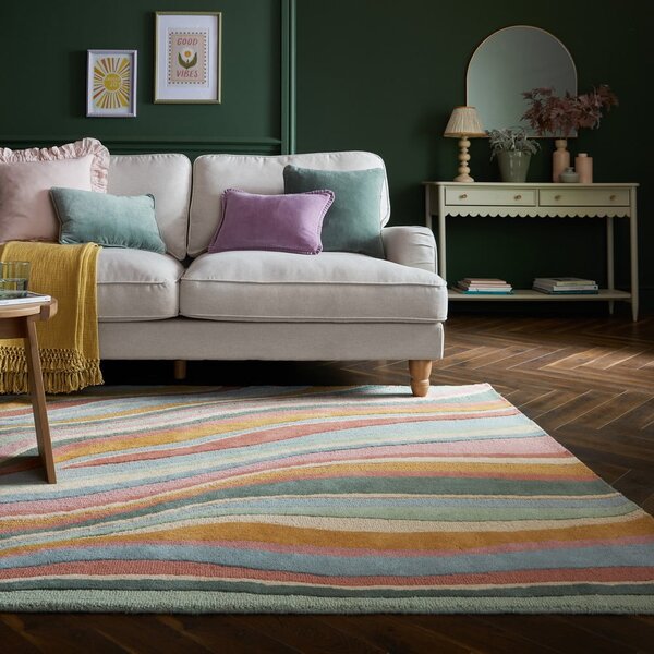 Ročno tkana volnena preproga 160x230 cm Abstract Flow – Flair Rugs