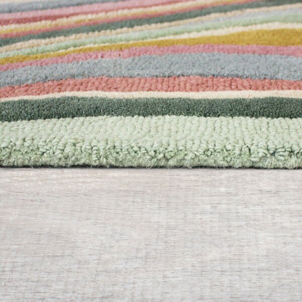 Ročno tkan volnen tekač 60x230 cm Abstract Flow – Flair Rugs