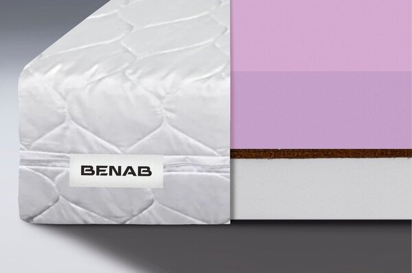 Trda/srednje trda obojestranska otroška vzmetnica iz pene 90x200 cm Coco Dreamer – BENAB