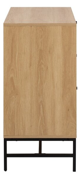 Komoda v hrastovem dekorju v naravni barvi 81x80x40 cm Albany – Actona
