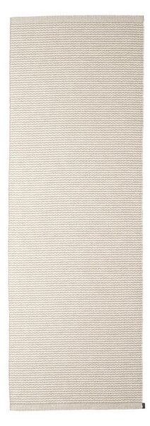 Kremno bel zunanji in notranji tekač 70x200 cm Mono Linen Vanilla – Pappelina