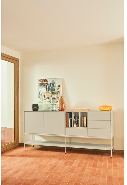 Opečnato oranžna komoda 220x98x45 cm Platt – Teulat