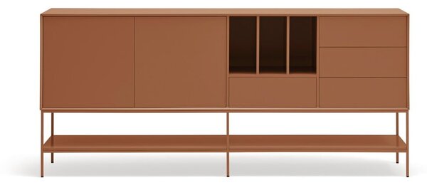 Opečnato oranžna komoda 220x98x45 cm Platt – Teulat