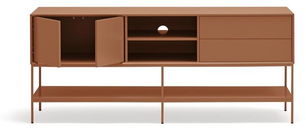Opečnato oranžna TV omarica 175x74x45 cm Platt – Teulat