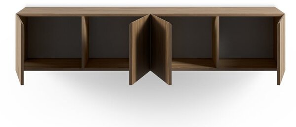 TV omarica v hrastovem dekorju v naravni barvi 180x38x35 cm Daroca – Marckeric