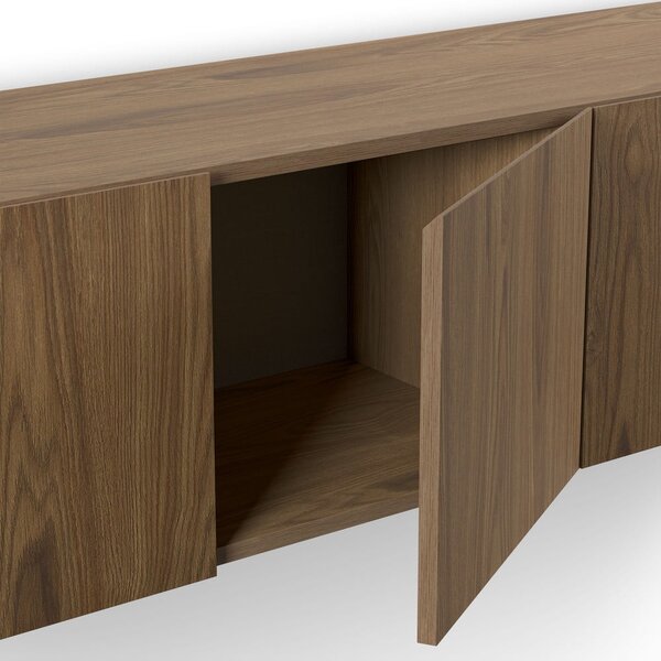 TV omarica v hrastovem dekorju v naravni barvi 180x38x35 cm Daroca – Marckeric