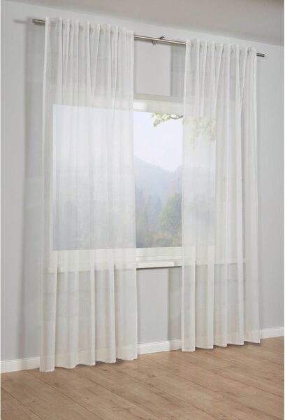 Bela prosojna zavesa 140x245 cm Etamine – Sehlbach