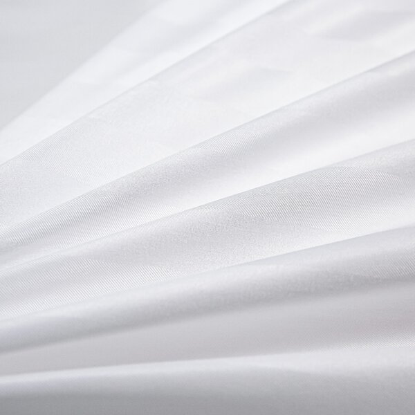 Hotelska posteljnina iz mikrovlaken JASMINE bela - črta 2 cm, hotelski žep Dimenzije posteljnine: 70 x 90 cm | 140 x 220 cm