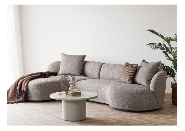 Kremno bela okrogla mizica ø 80 cm Nagano – House Nordic
